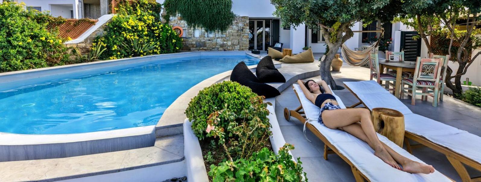 Villa Paradise In Naxos Pláka Zimmer foto